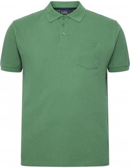 North Latitude Polo Short Sleeve Green - Πόλο μπλουζάκια - Aνδρικά μπλουζακια πολο μεγάλα μεγέθη
