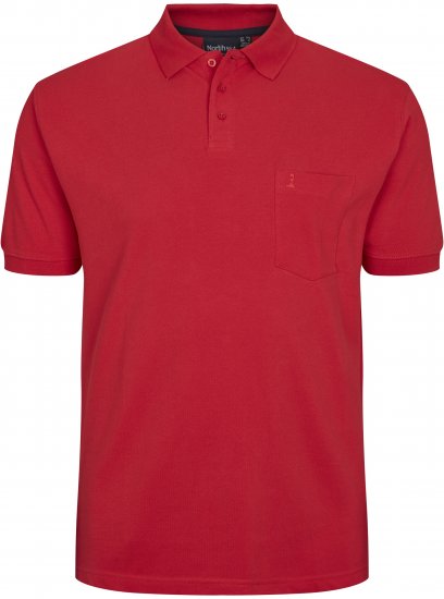 North Latitude Polo Short Sleeve Red TALL - ΑΝΔΡΙΚΑ ΡΟΥΧΑ MT-6XLT - Μεγέθη TALL