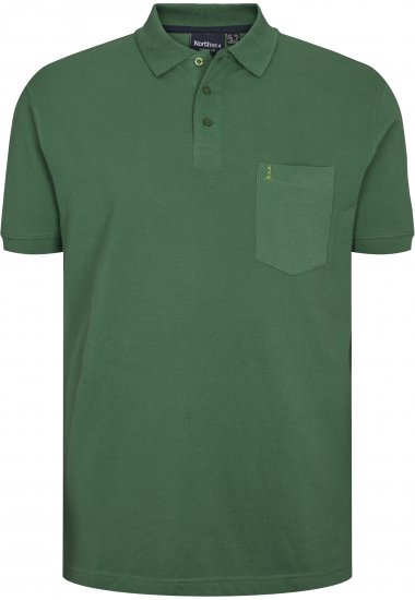 North Latitude Polo Short Sleeve Green TALL - ΑΝΔΡΙΚΑ ΡΟΥΧΑ MT-6XLT - Μεγέθη TALL