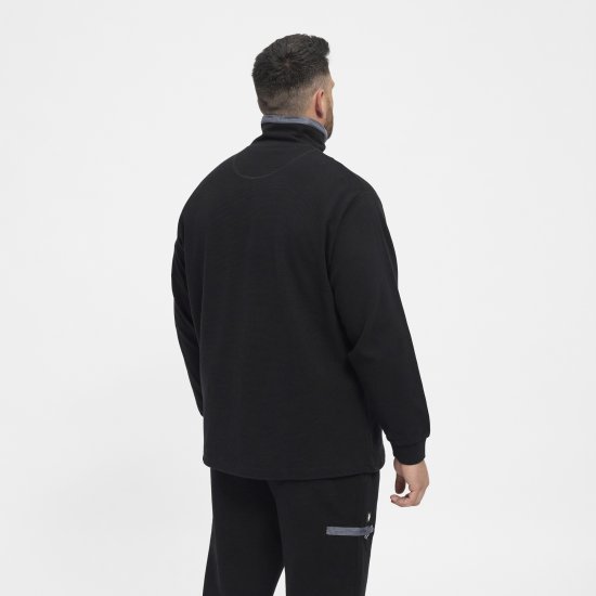 North Latitude Sweatshirt Ottoman Black - φούτερ/Φούτερ με κουκούλα - φούτερ/Φούτερ με κουκούλα ανδρικά μεγάλα μεγέθη 