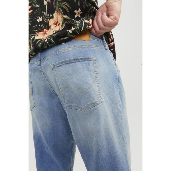 Jack & Jones MIKE ORIGINAL GE 314 Blue Denim - Τζιν και παντελόνια - Aνδρικα τζιν παντελόνια μεγάλα μεγέθη