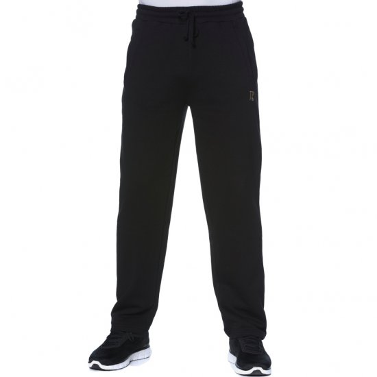 JP1880 Sweatpants Joggers Straight Cut Basic Fit Black TALL - ΑΝΔΡΙΚΑ ΡΟΥΧΑ MT-6XLT - Μεγέθη TALL