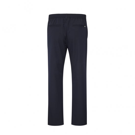 North Latitude Dress Pants Elastic Waist Navy Blue - Παντελόνια - Aνδρικά παντελόνια μεγάλα μεγέθη