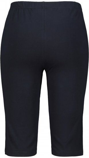 Ulla Popken Stretch Knit Bike Shorts Blue - Τζιν & Παντελόνια για Γυναίκες σε Μεγάλες Μεγέθη – Plus Size - 