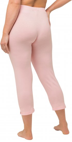 Ulla Popken Basic Stretch Knit Capris Pink - Τζιν & Παντελόνια για Γυναίκες σε Μεγάλες Μεγέθη – Plus Size - 