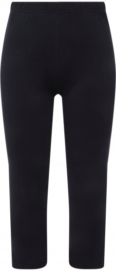 Ulla Popken Basic Stretch Knit Capris Navy - Τζιν & Παντελόνια για Γυναίκες σε Μεγάλες Μεγέθη – Plus Size - 