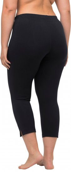 Ulla Popken Basic Stretch Knit Capris Navy - Τζιν & Παντελόνια για Γυναίκες σε Μεγάλες Μεγέθη – Plus Size - 