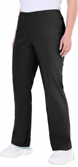 Ulla Popken Classic Stretch Bengaline Comfort Pants Black - Τζιν & Παντελόνια για Γυναίκες σε Μεγάλες Μεγέθη – Plus Size - 