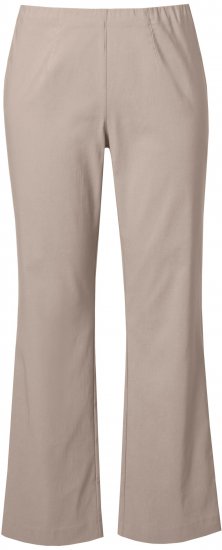 Ulla Popken Classic Stretch Bengaline Comfort Pants Beige - Τζιν & Παντελόνια για Γυναίκες σε Μεγάλες Μεγέθη – Plus Size - 