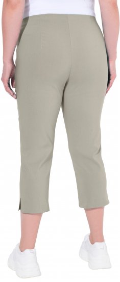 Ulla Popken Stretch Basic Bengaline Capri Pants Grey - Τζιν & Παντελόνια για Γυναίκες σε Μεγάλες Μεγέθη – Plus Size - 