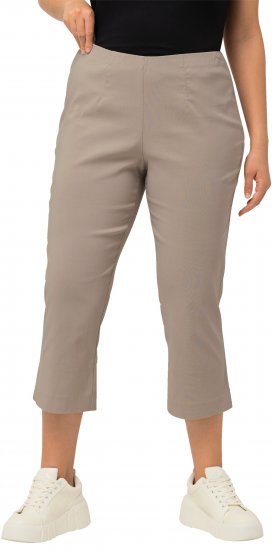 Ulla Popken Stretch Basic Bengaline Capri Pants Orange - Τζιν & Παντελόνια για Γυναίκες σε Μεγάλες Μεγέθη – Plus Size - 