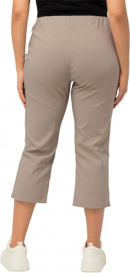 Ulla Popken Stretch Basic Bengaline Capri Pants Orange - Τζιν & Παντελόνια για Γυναίκες σε Μεγάλες Μεγέθη – Plus Size - 