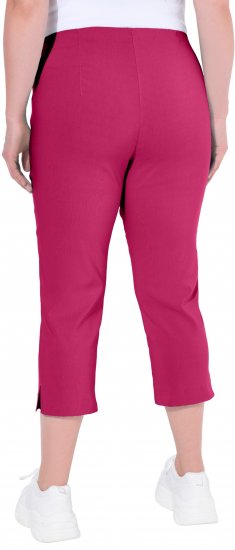 Ulla Popken Stretch Basic Bengaline Capri Pants Pale Lilac - Τζιν & Παντελόνια για Γυναίκες σε Μεγάλες Μεγέθη – Plus Size - 