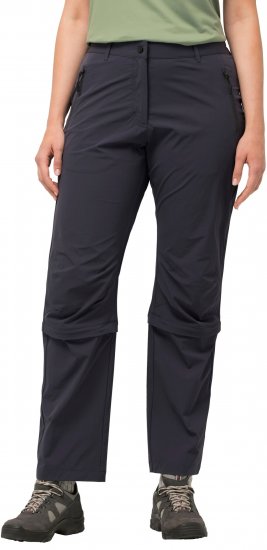 Ulla Popken Versatile Zip Off Leg Quick Dry Stretch Pants Graphite Grey - Τζιν & Παντελόνια για Γυναίκες σε Μεγάλες Μεγέθη – Plus Size - 