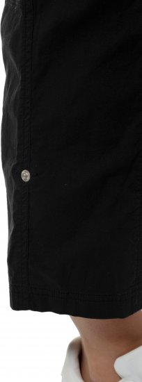 Ulla Popken Roll Tab Hem Stretch Cargo Pants Black - Τζιν & Παντελόνια για Γυναίκες σε Μεγάλες Μεγέθη – Plus Size - 
