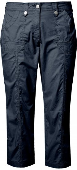 Ulla Popken Roll Tab Hem Stretch Cargo Pants Navy - Τζιν & Παντελόνια για Γυναίκες σε Μεγάλες Μεγέθη – Plus Size - 