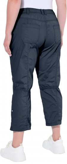 Ulla Popken Roll Tab Hem Stretch Cargo Pants Navy - Τζιν & Παντελόνια για Γυναίκες σε Μεγάλες Μεγέθη – Plus Size - 