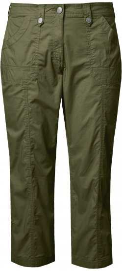 Ulla Popken Roll Tab Hem Stretch Cargo Pants Green - Τζιν & Παντελόνια για Γυναίκες σε Μεγάλες Μεγέθη – Plus Size - 
