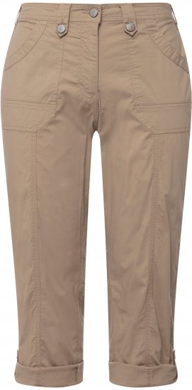 Ulla Popken Roll Tab Hem Stretch Cargo Pants Orange - Τζιν & Παντελόνια για Γυναίκες σε Μεγάλες Μεγέθη – Plus Size - 
