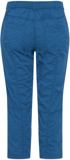 Ulla Popken Roll Tab Hem Stretch Cargo Pants Blue - Τζιν & Παντελόνια για Γυναίκες σε Μεγάλες Μεγέθη – Plus Size - 