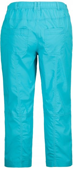 Ulla Popken Roll Tab Hem Stretch Cargo Pants Deep Aqua - Τζιν & Παντελόνια για Γυναίκες σε Μεγάλες Μεγέθη – Plus Size - 