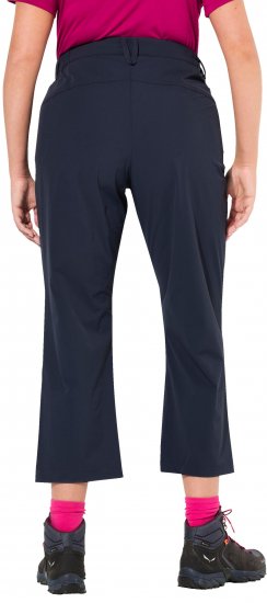 Ulla Popken Functional Sport Quick Dry Stretch Crop Pants Navy Blue - Τζιν & Παντελόνια για Γυναίκες σε Μεγάλες Μεγέθη – Plus Size - 
