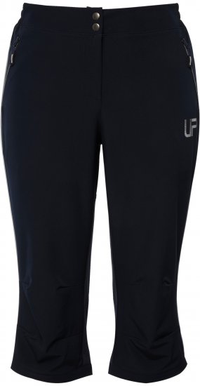 Ulla Popken Zip Off Reflective Detail Funtional Powerstretch Pants Navy - Τζιν & Παντελόνια για Γυναίκες σε Μεγάλες Μεγέθη – Plus Size - 