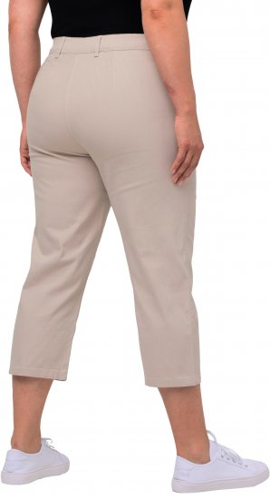 Ulla Popken Mony Stretch Capri Pants Orange - Τζιν & Παντελόνια για Γυναίκες σε Μεγάλες Μεγέθη – Plus Size - 