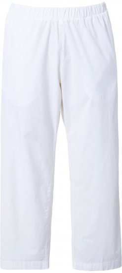 Ulla Popken Wide Leg Ruby Fit Stretch Chino Pants Snow White - Τζιν & Παντελόνια για Γυναίκες σε Μεγάλες Μεγέθη – Plus Size - 