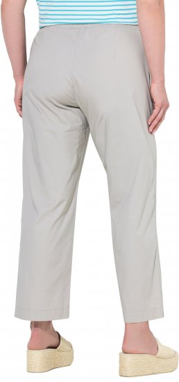 Ulla Popken Wide Leg Ruby Fit Stretch Chino Pants Pebble - Τζιν & Παντελόνια για Γυναίκες σε Μεγάλες Μεγέθη – Plus Size - 