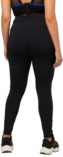 Ulla Popken High Waist Quick Dry Recycled Stretch Leggings Black - Τζιν & Παντελόνια για Γυναίκες σε Μεγάλες Μεγέθη – Plus Size - 