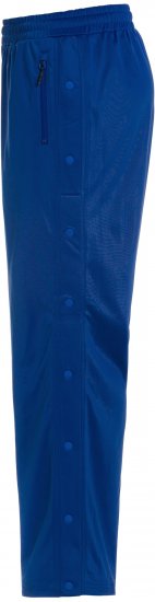 Ulla Popken Snap Placket Side Seam Wide Leg Recycled Polyester Knit Joggers Blue - Τζιν & Παντελόνια για Γυναίκες σε Μεγάλες Μεγέθη – Plus Size - 