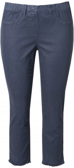 Ulla Popken Stretch Blend Bengaline Pants Navy - Τζιν & Παντελόνια για Γυναίκες σε Μεγάλες Μεγέθη – Plus Size - 