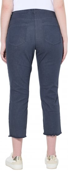 Ulla Popken Stretch Blend Bengaline Pants Navy - Τζιν & Παντελόνια για Γυναίκες σε Μεγάλες Μεγέθη – Plus Size - 
