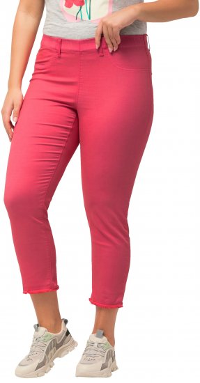 Ulla Popken Stretch Blend Bengaline Pants Light Pink - Τζιν & Παντελόνια για Γυναίκες σε Μεγάλες Μεγέθη – Plus Size - 