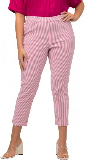 Ulla Popken Stretch Blend Bengaline Pants Pale Lilac - Τζιν & Παντελόνια για Γυναίκες σε Μεγάλες Μεγέθη – Plus Size - 