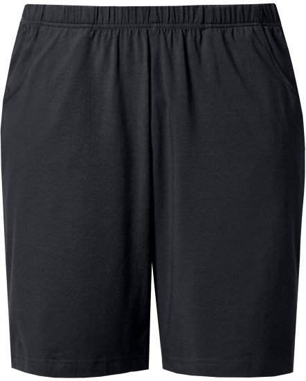 Ulla Popken Stretch Knit Bermuda Shorts Black - Τζιν & Παντελόνια για Γυναίκες σε Μεγάλες Μεγέθη – Plus Size - 
