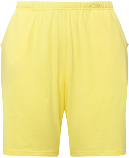 Ulla Popken Stretch Knit Bermuda Shorts Orange - Τζιν & Παντελόνια για Γυναίκες σε Μεγάλες Μεγέθη – Plus Size - 