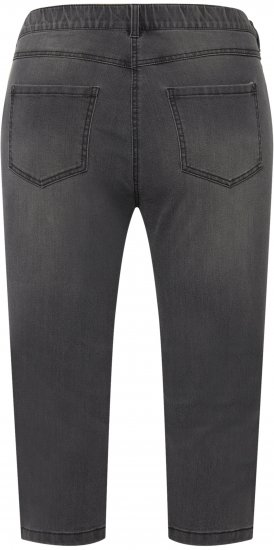 Ulla Popken Basic Capri Sarah Fit Jeans Gray - Τζιν & Παντελόνια για Γυναίκες σε Μεγάλες Μεγέθη – Plus Size - 