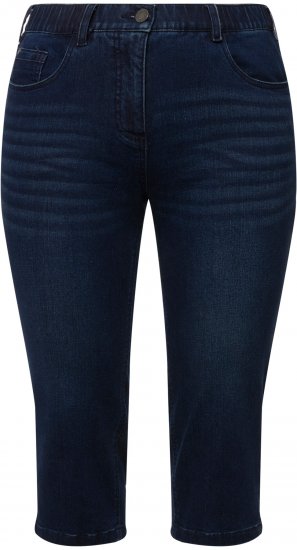 Ulla Popken Basic Capri Sarah Fit Jeans Denim Blue - Τζιν & Παντελόνια για Γυναίκες σε Μεγάλες Μεγέθη – Plus Size - 