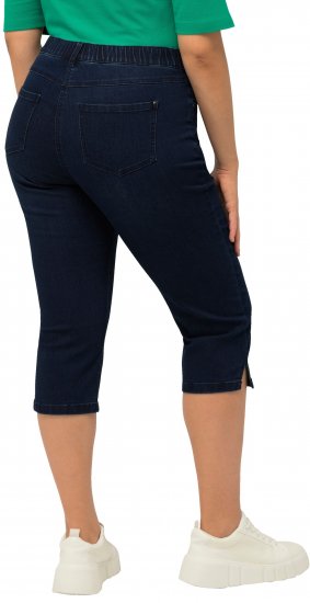 Ulla Popken Basic Capri Sarah Fit Jeans Denim Blue - Τζιν & Παντελόνια για Γυναίκες σε Μεγάλες Μεγέθη – Plus Size - 