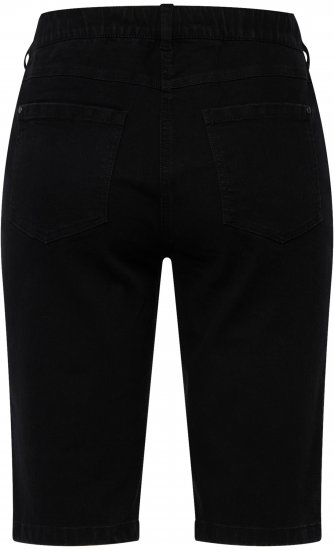 Ulla Popken Basic Denim Mandy Bermuda Shorts Black - Τζιν & Παντελόνια για Γυναίκες σε Μεγάλες Μεγέθη – Plus Size - 