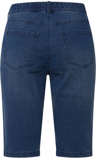 Ulla Popken Basic Denim Mandy Bermuda Shorts Light Blue Denim - Τζιν & Παντελόνια για Γυναίκες σε Μεγάλες Μεγέθη – Plus Size - 