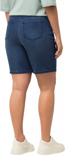 Ulla Popken Basic Denim Mandy Bermuda Shorts Light Blue Denim - Τζιν & Παντελόνια για Γυναίκες σε Μεγάλες Μεγέθη – Plus Size - 