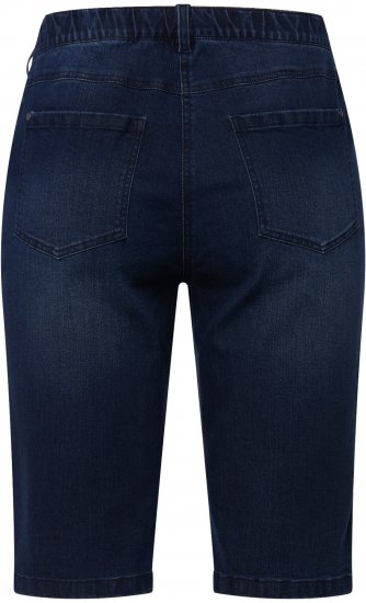 Ulla Popken Basic Denim Mandy Bermuda Shorts Blue Denim - Τζιν & Παντελόνια για Γυναίκες σε Μεγάλες Μεγέθη – Plus Size - 