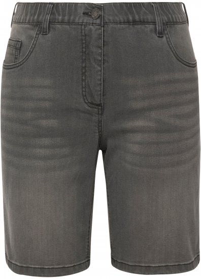 Ulla Popken Basic Denim Mandy Bermuda Shorts Denim Blue - Τζιν & Παντελόνια για Γυναίκες σε Μεγάλες Μεγέθη – Plus Size - 