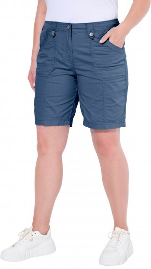 Ulla Popken Cargo Bermuda Shorts Atlantic Blue - Τζιν & Παντελόνια για Γυναίκες σε Μεγάλες Μεγέθη – Plus Size - 