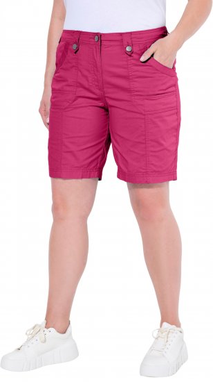 Ulla Popken Cargo Bermuda Shorts Pale Lilac - Τζιν & Παντελόνια για Γυναίκες σε Μεγάλες Μεγέθη – Plus Size - 