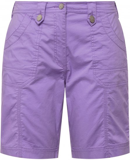 Ulla Popken Cargo Bermuda Shorts Pale Lilac - Τζιν & Παντελόνια για Γυναίκες σε Μεγάλες Μεγέθη – Plus Size - 