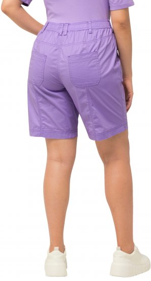 Ulla Popken Cargo Bermuda Shorts Pale Lilac - Τζιν & Παντελόνια για Γυναίκες σε Μεγάλες Μεγέθη – Plus Size - 